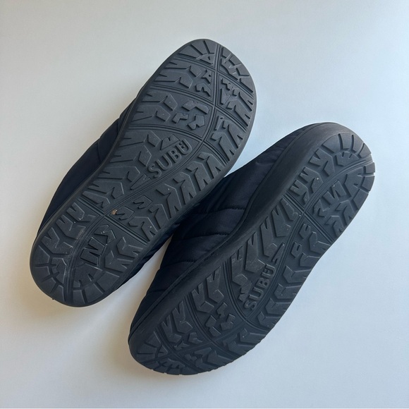 A.P.C. x Subu | Navy Quilted Slippers - Picture 3 of 3